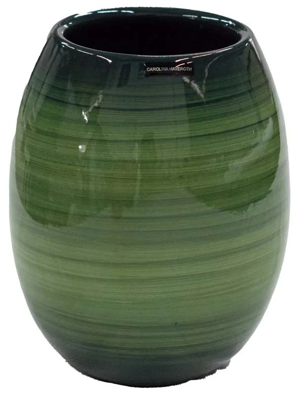 Vaso Aberto G decorativo em Cerâmica Carolina Haveroth – Amazônia Alto Brilho