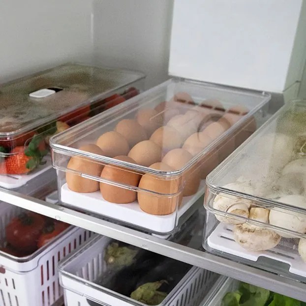 Organizador de Ovos Clear Fresh (18 ovos)