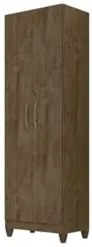 Armário Organizador Multiuso Íris 2 Portas Castanho Wood - Moval