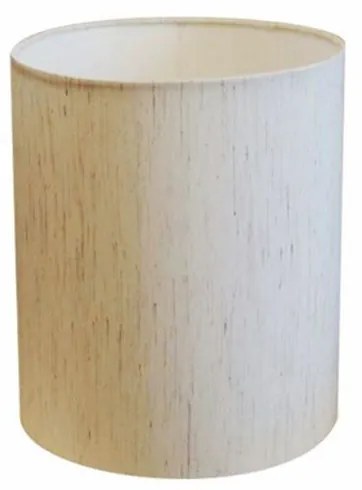 Cúpula Abajur Cilíndrica Cp-7001 Ø13x15cm - Linho Bege