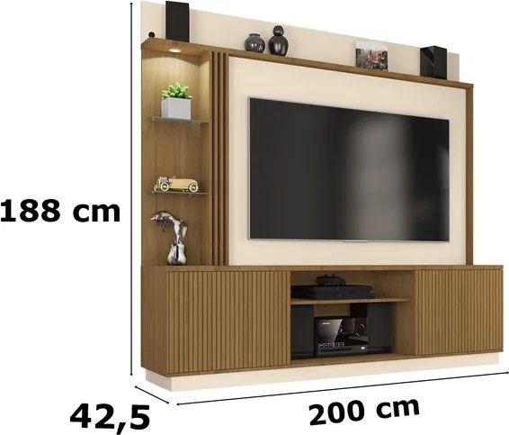 Home Atlanta Cinamomo Off White Ripado – Moveis Bechara