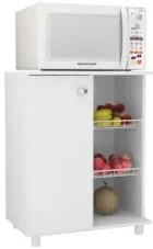 Balcão Cozinha Fruteira 61cm 1 Porta Branco   - Tecno Mobili