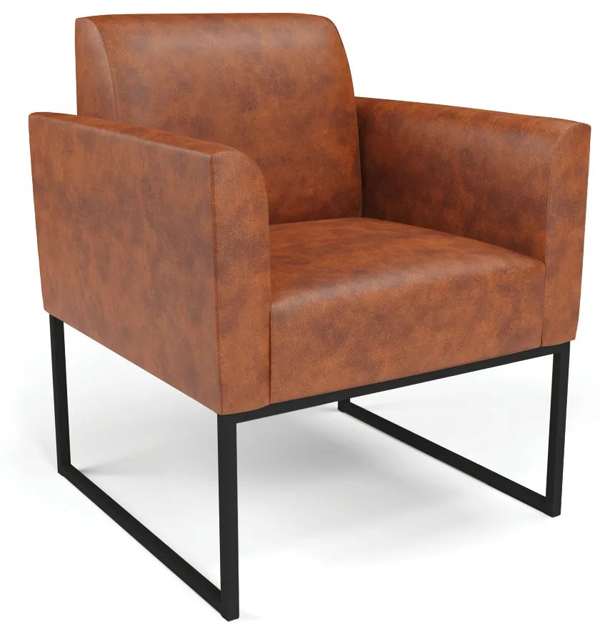 Poltrona Base Industrial Preto Marisa Corano D03 - DRossi - Nozes
