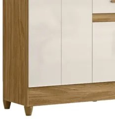 Guarda Roupa Casal 165cm 8 Portas Parla Freijó/Off Z17       - Mpozena