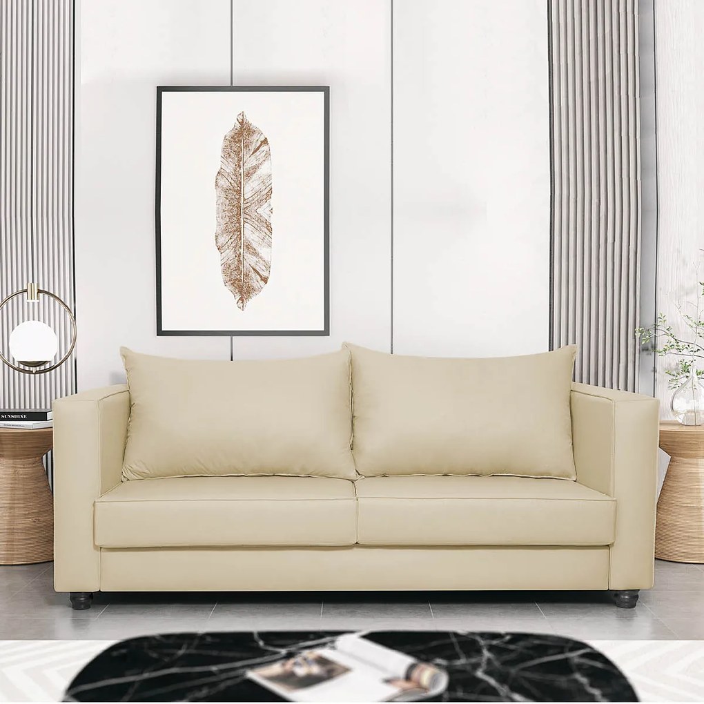 Sofá 2 Lugares Lisboa Suede - ADJ Decor