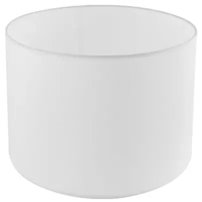 Cupula Para Abajur Tecido Poliestireno Branco 40Cm