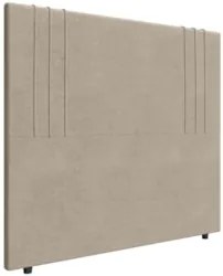 Cabeceira Cama Box Casal 140cm Estofada Rama Linho Bege Z04 - Mpozenat