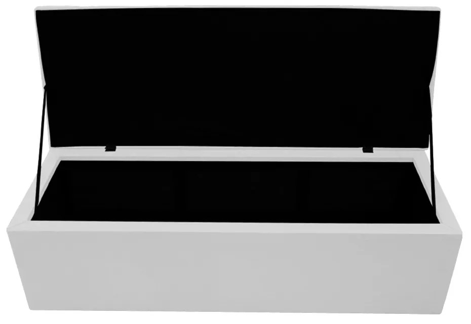 Calçadeira Copenhague 160 cm Queen Size Suede Branco - ADJ Decor