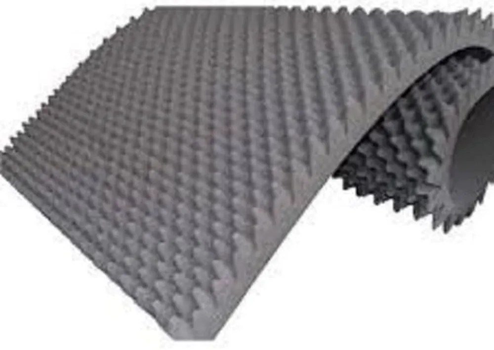 Colchão Espuma Caixa De Ovo D33 Piramidal 1,88 X 1,28 X 0,08 Cm Orthov...