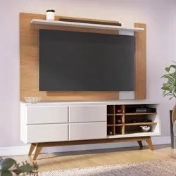 Rack para Sala Norena com Painel para TV 70 Pol. Amélie C05 Freijó/Off