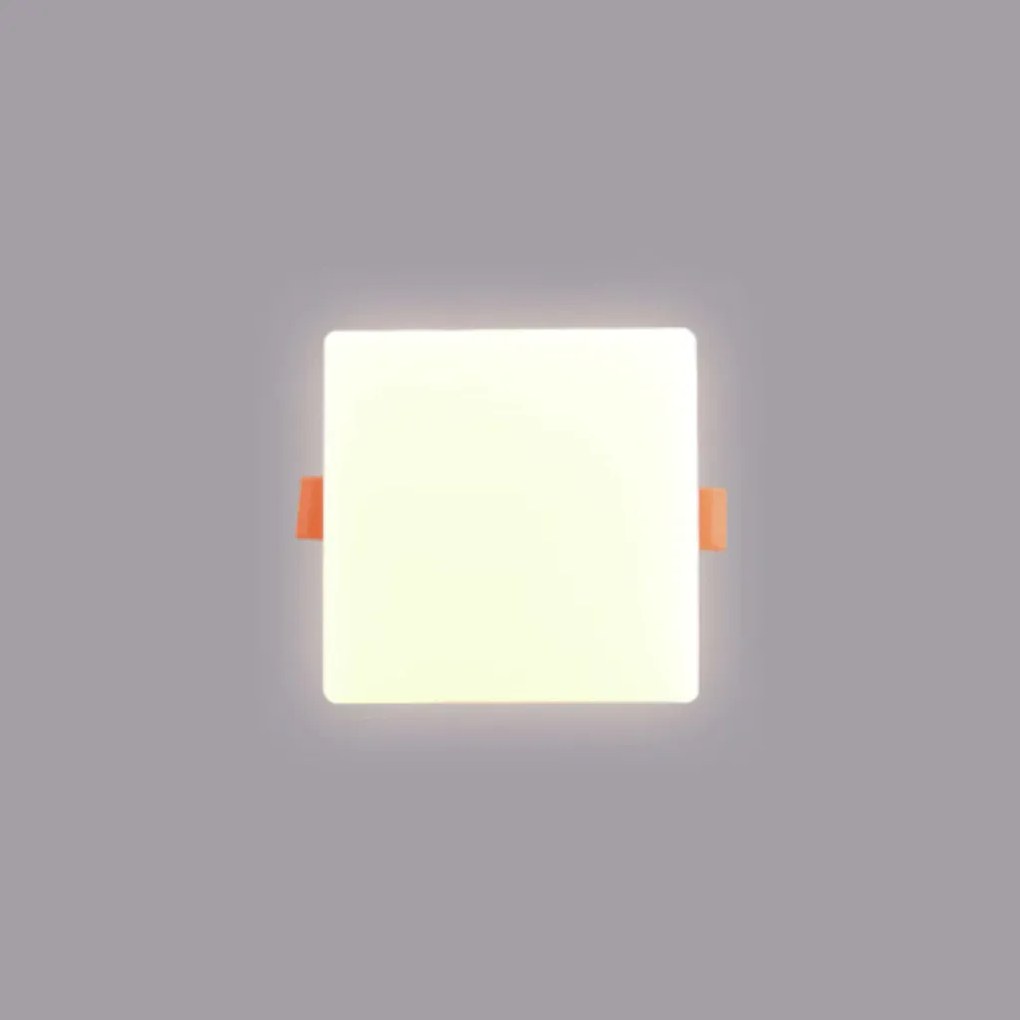 Luminária Semi Embutida Quadrado 15W 6500K Led Bivolt 12X12X1,5Cm Down...