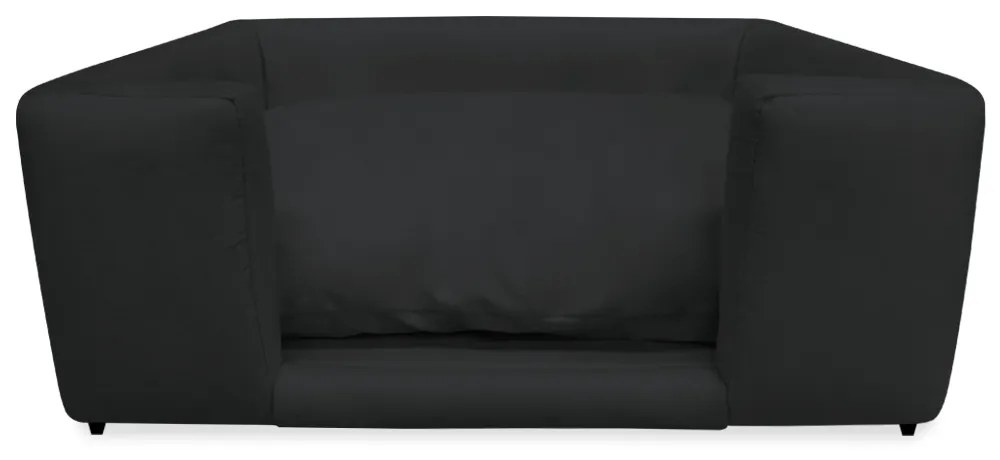 Caminha Cão Cama Pet Lili P/ Cães e Gatos Almofada Lavável Suede Cores - Preto