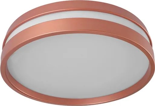 Plafon Sobrepor Aluminio Lucca - COBRE