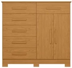 Cômoda Para Quarto 2 Portas 124cm Ester A02 Cinamomo - Mpozenato