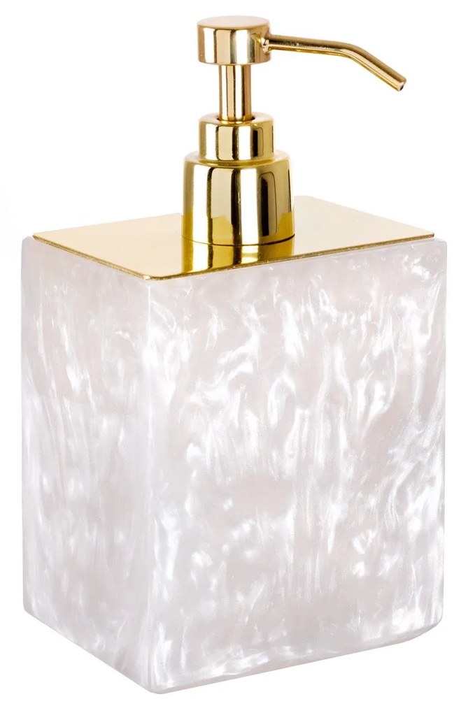 Porta Sabonete Líquido Madrepérola - Dourado  Dourado