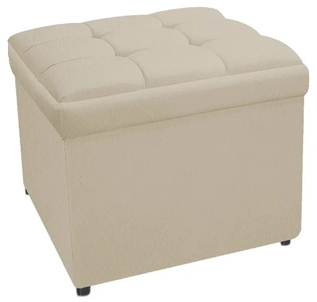 Calçadeira Copenhague 90 cm Solteiro Suede Bege - ADJ Decor