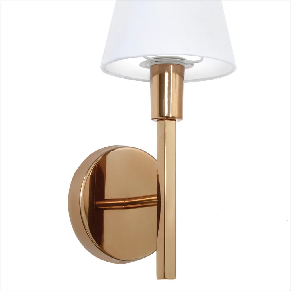 Arandela Cordoba 36X14X16,5Cm Metal Alumínio E Cúpula Tecido 01Xe27 G4... (ONIX)