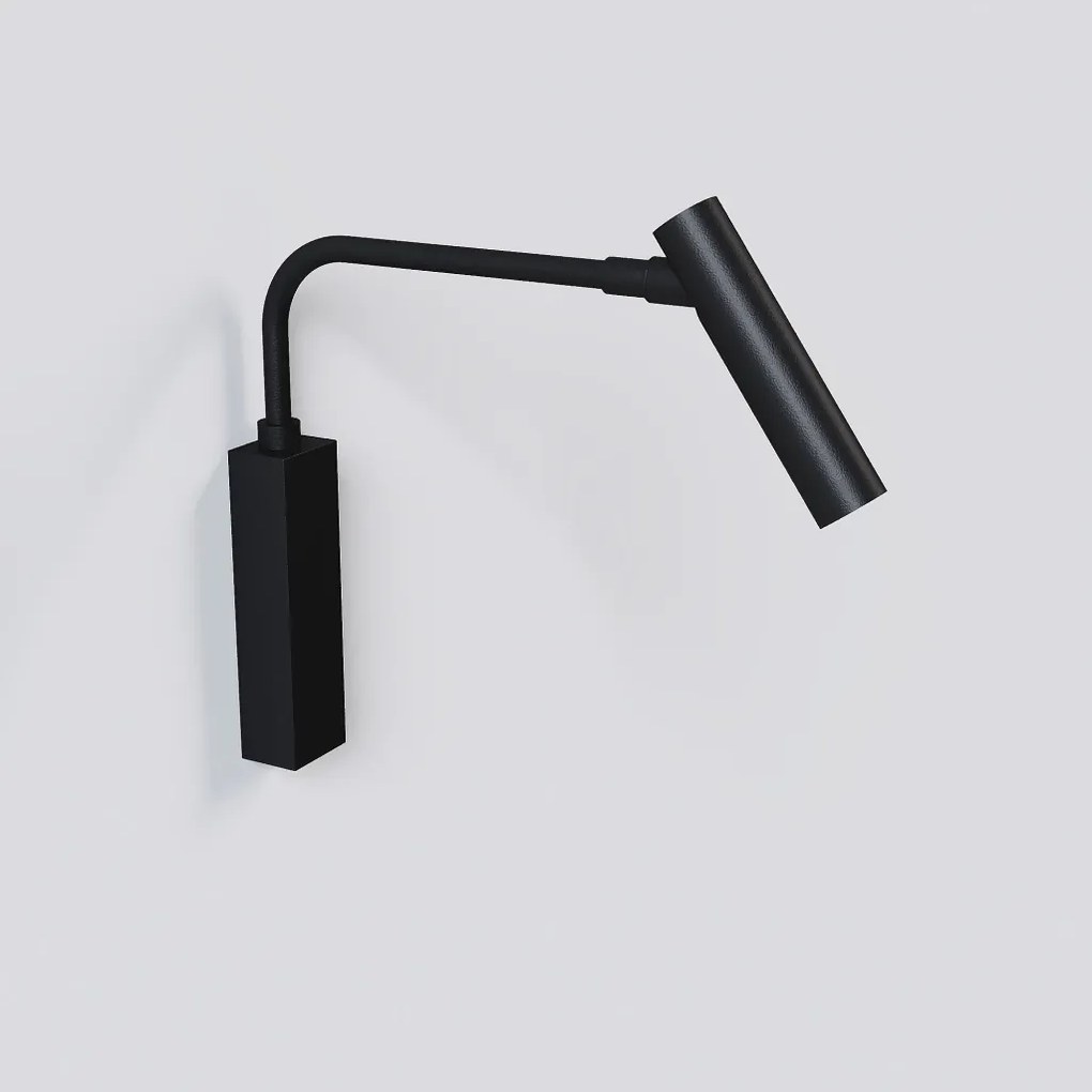 Arandela Braço Articulado Ark Focco 2,5X21,4X23Cm Led 2W 3000K Com Int... (PRETO)