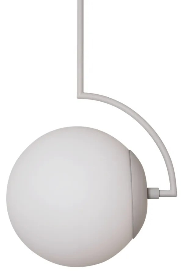 Plafon Allen 20X71,4X24,6Cm 1Xe27 Alumínio E Globo Ø20Cm - Usina 25002... (BT - Branco Texturizado, FOSCO)