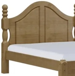 Cama Casal Clássica 140cm Pé Madeira Eduarda Freijó F07 - Mpozenat