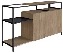 Buffet Para Sala de Jantar 2 Portas Pés Metálicos Dinâmico Hanover/Pre