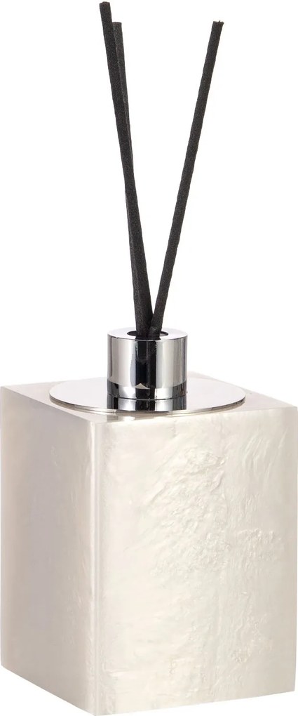 Porta Difusor de Ambientes Resina Madrepérola - Cromado