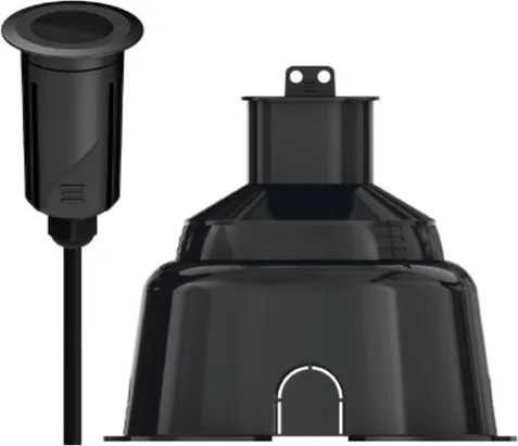 Embutido De Solo Led Preto 4W 2700K 36 S.Ground 24V Pro