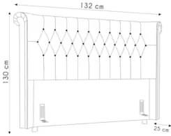 Cabeceira Cama Box Solteiro 90cm Dust Z37 Linho Cinza Claro - Mpozenat
