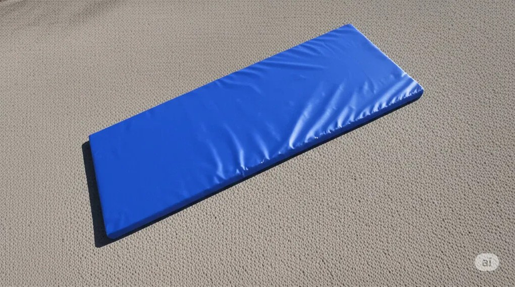 Colchonete Para Visita D26 180X60X4 Dobrável Orthovida - Azul