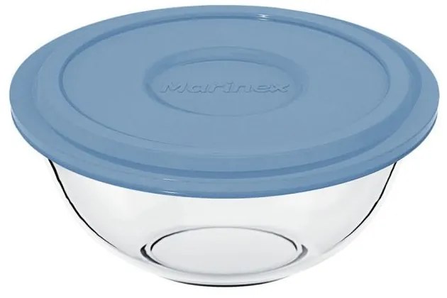 Tigela de Vidro com Tampa Plástica Marinex Plus 1,5L