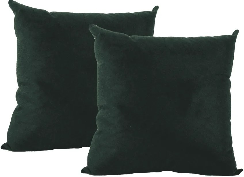 2 Capas Almofada Veludo Verde Musgo  50x50cm