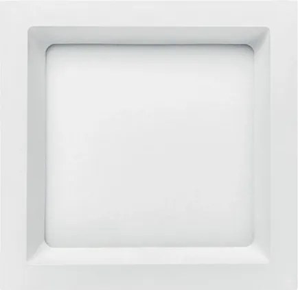 Plafon Led Embutir Quadrado Branco 12W Luz Neutra Deep