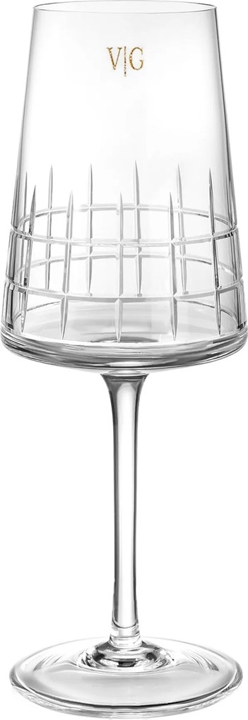 Taça de Cristal Lapidado Amaitê P/ Vinho Tinto 500ml Incolor