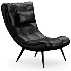 Kit 2 Poltronas Decorativas Para Sala de Estar com Almofada e Pés Pali