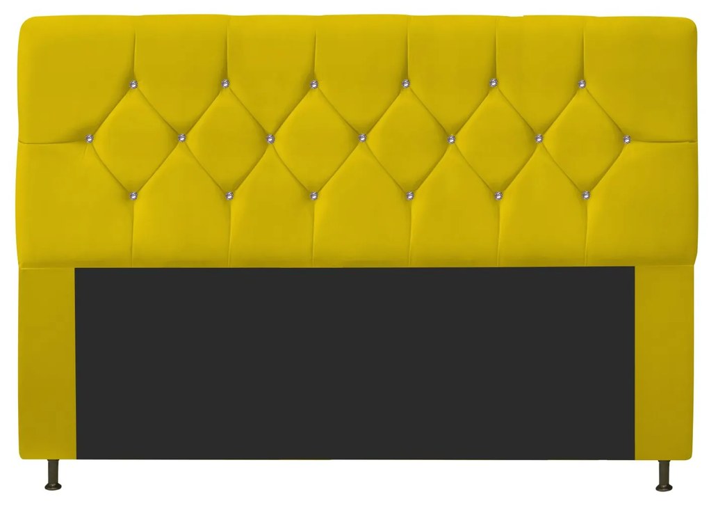 Cabeceira King França A05 c/ Strass 195 cm para Cama Box Corano - ADJ Decor