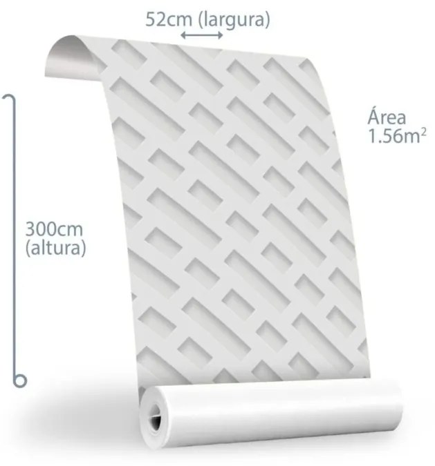 Papel de Parede Adesivo Caroline