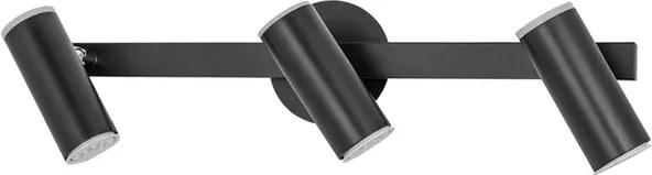 Spot Sobrepor Aluminio Acrilico 54X14cm - PRETO
