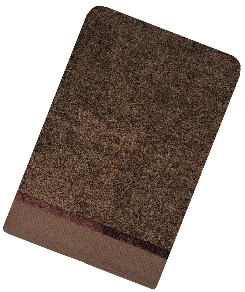 Toalha de Rosto Eleganz Marrom