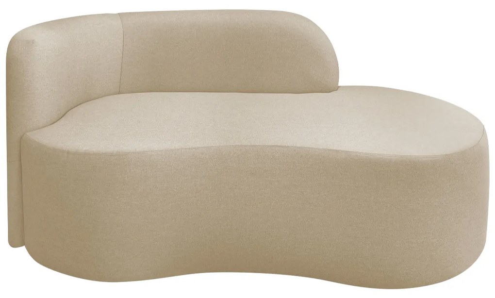 Divã Recamier Orgânico Tokyo 200cm Lado Direito Bouclé - ADJ Decor