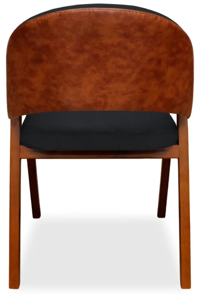 Poltrona Decorativa Suellen Linho Preto