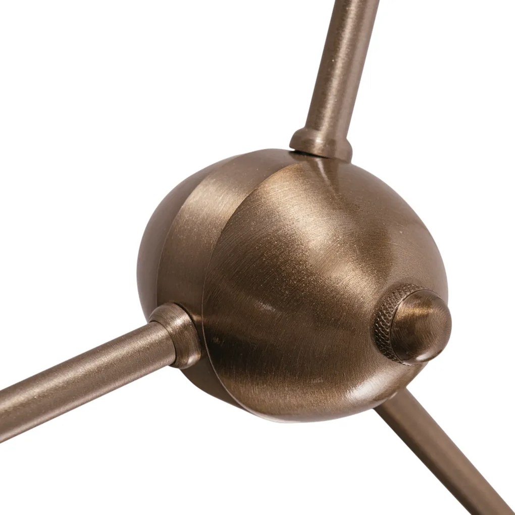Pendente Cacau Ø68X57X64Cm 4Xg9 / Metal E Globo Ø12Cm | Usina 16738/4 (BT - Branco Texturizado, FOSCO)