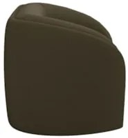 Kit 2 Poltronas Decorativa para Sala 112cm Meris Z32 Veludo Marrom - M