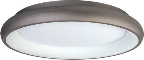 Plafon Led De Sobrepor Metal Caf&amp;#xE9; E Branco 36w 3000k Giro