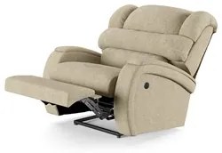 Poltrona do Papai Reclinável Kalie Power Touch USB FH9 Linho Bege - Mp