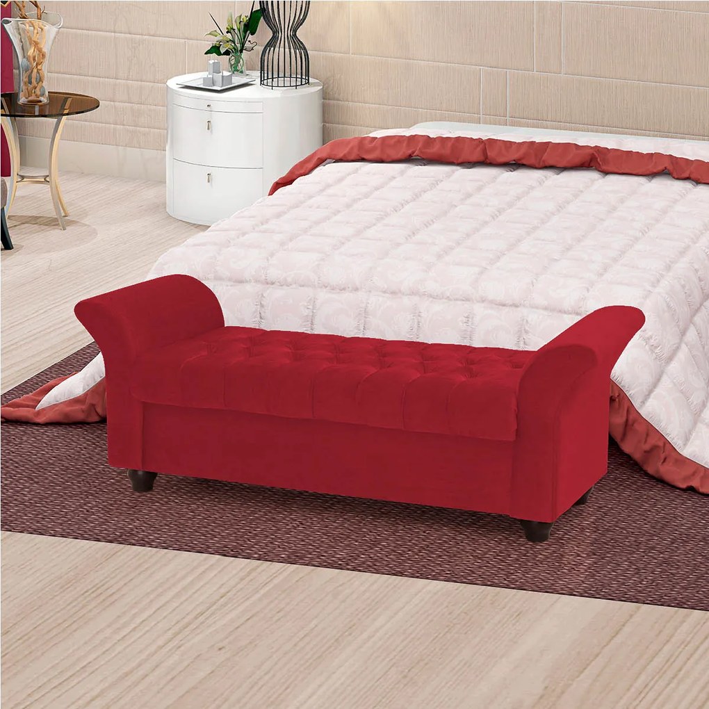 Recamier Divã Morabe P04 140 cm Suede - ADJ Decor