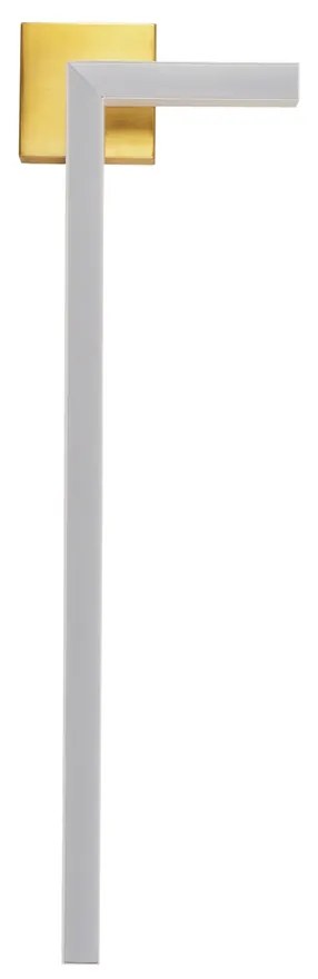 Arandela / Plafon Play Retangular 24,5X83Cm Led 20,5W Bivolt / "l" C/... (BT - Branco Texturizado, 4000k)