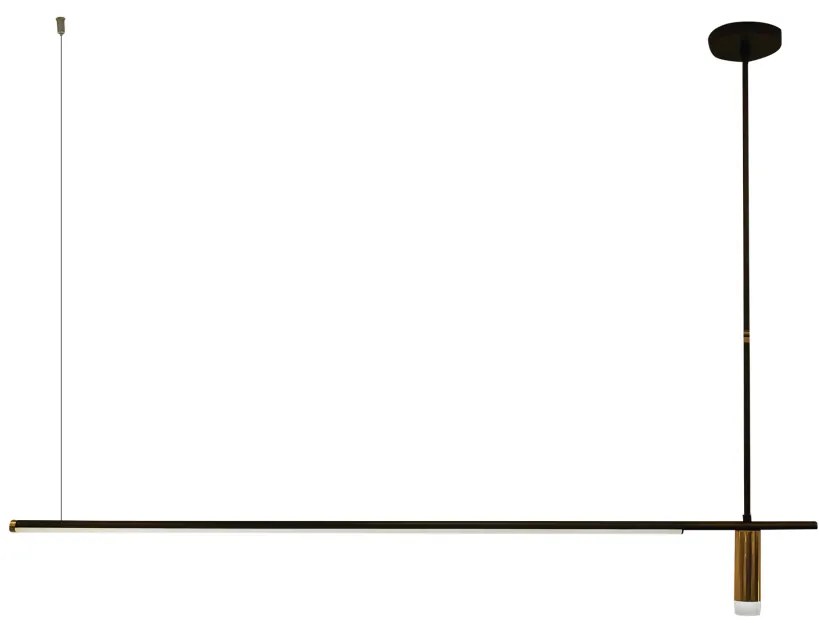 Pendente Let 01 Foco 63,9X11,5X119,6Cm Led 32W - Usina 19770/1200 (BT - Branco Texturizado, 4000k)