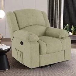 Poltrona do Papai Reclinável Pietra Glider Giratória Massagem FH9 Linh