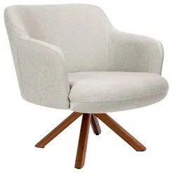 Kit 2 Poltronas Decorativas Giratórias Base Giromad Madeira Jade C-107