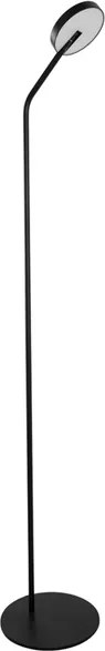 Luminaria De Piso Led Dimerizavel Preto 20W 3000K Luna
